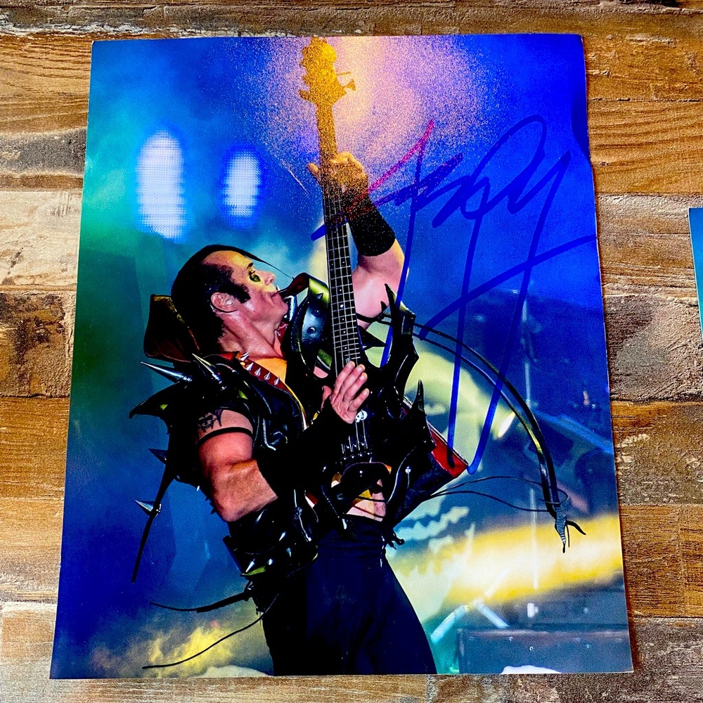 Jerry Only signed poster